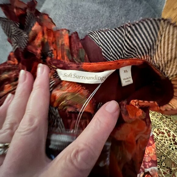 Soft Surroundings Feminine Woodland Manor Dress XL (18) - Picture 5 of 8